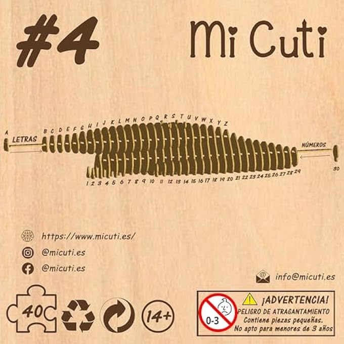 3D WOODEN ANIMALS PUZZLE, 3D MODEL KIT, ANIMALS COLLECTION, GIFT, WOODEN BOX, CAPIBARA, #4 - Image 3